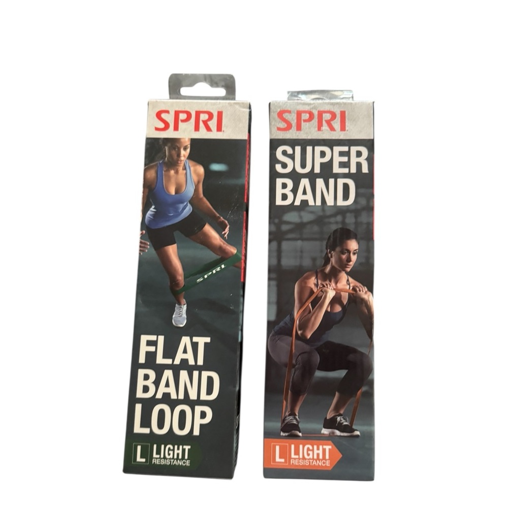 SPRI Flat Band Loop and Super Band SetSPRI set of 2 workout bands nib